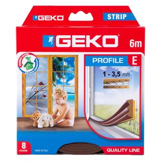 Guarnizione adesiva per isolamento STRIP - fessura 1-3 mm - 6 m - gomma - marro…