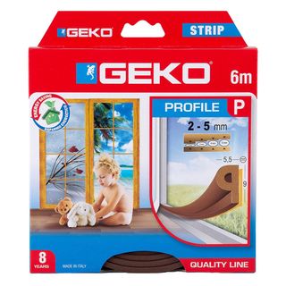 Guarnizione adesiva per isolamento STRIP - fessura 2-5 mm - 6 m - gomma - marro…