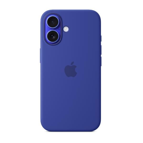 Apple - Cover per cellulare - compatibile MagSafe - silicone - blu oltremare - …