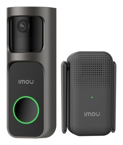 IMOU DOORBLELL 2S 2K KIT CAMPANELLO WI-FI WIRELESS, BATTERIA 5000MAH, LENTE 2,3…