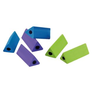Impugnatura per matite - triangolare - gomma - colori assoertiti - Ikona+ - con…