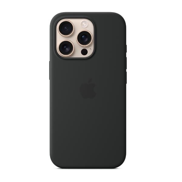 Apple - Cover per cellulare - compatibile MagSafe - silicone - nero - per iPhon…