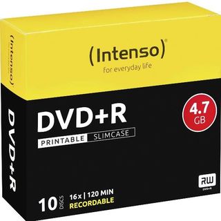 Intenso - 10 x DVD+R - 4.7 GB 16x - superfice stampabile con ink jet - Astuccio…