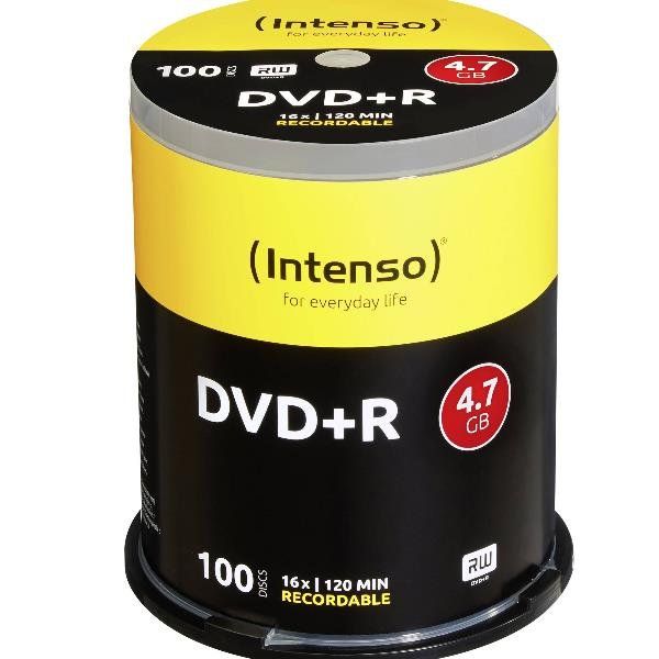 Intenso - 100 x DVD+R - 4.7 GB 16x - campana