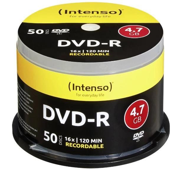 Intenso - 50 x DVD-R (G) - 4.7 GB (120 min) 16x - campana