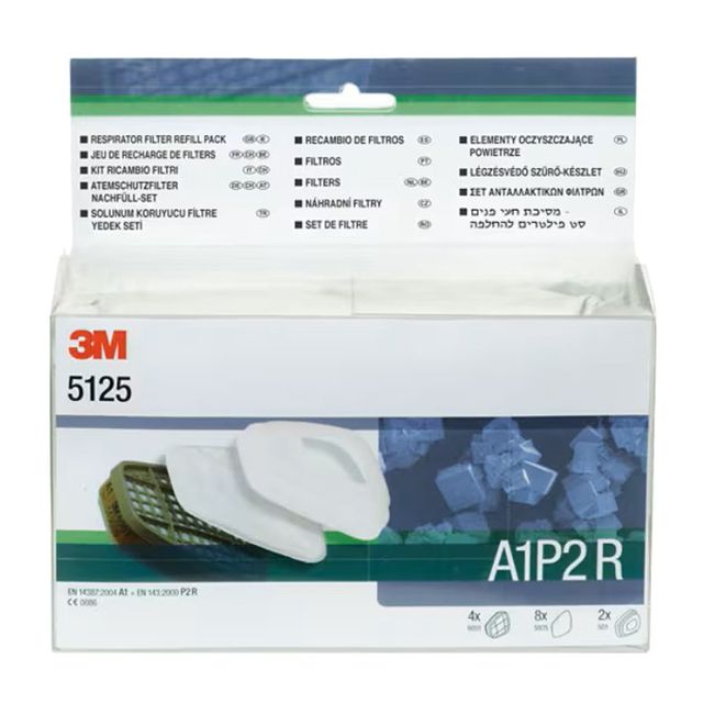Kit filtri antiparticolato A1P2R per respiratori serie 6000 3M