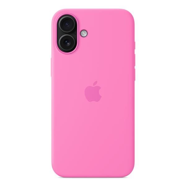 Apple Custodia MagSafe in silicone per iPhone 16 Plus - Rosa peonia