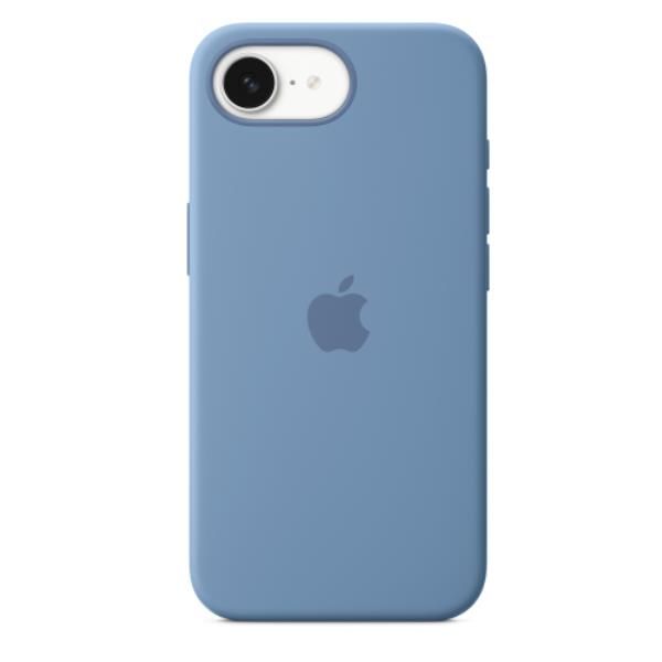 Apple Custodia in silicone per iPhone 16e - Blu inverno