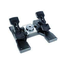 LOGITECH G SAITEK PRO FLIGHT RUDDER PEDALS PEDALIERA PER SIMULATORI DI VOLO