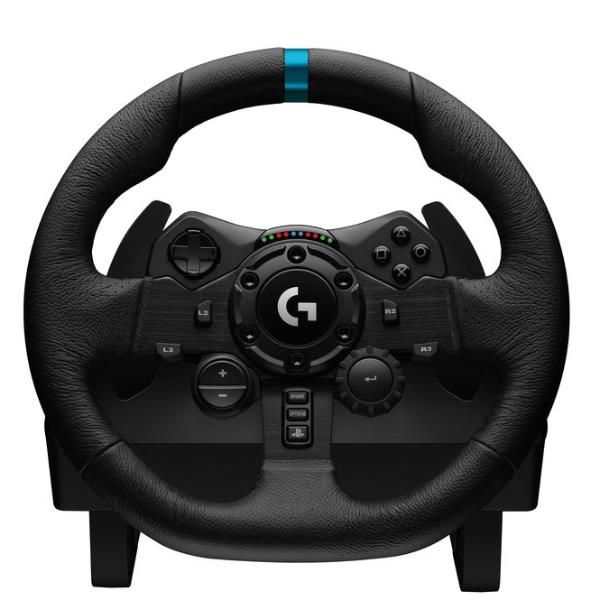 LOGITECH PS4/PC G923 TRUEFORCE VOLANTE + PEDALIERA DOPPIA FRIZIONE PS4/PC NERO …
