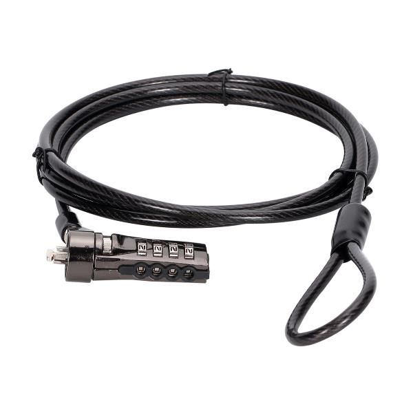 LUCCHETTO DI SICUREZZA PER LAPTOP CONCEPTRONIC CUSTODIO01BS IN ACCIAIO- Securit…