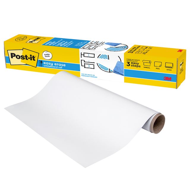 Lavagna Cancellabile in rotolo Post-ItÂ® Easy Erase 121,9x182,9cm Post-itÂ®