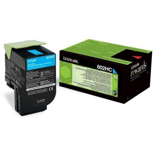 Lexmark - Toner - Ciano - 80C2HCE - 3.000 pag