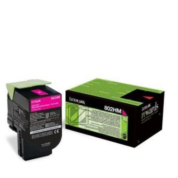 Lexmark - Toner - Magenta - 80C2HME - 3.000 pag