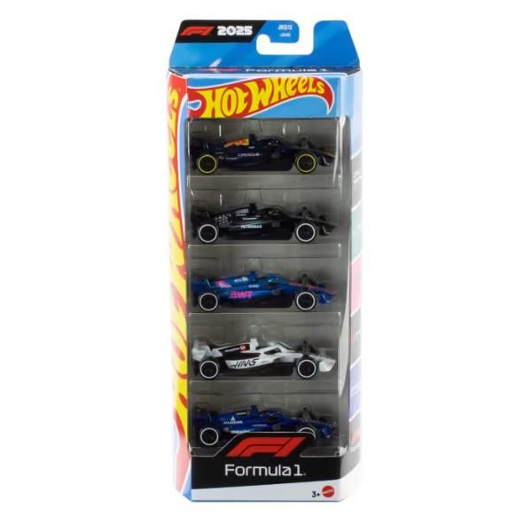 MATTEL HW CONF. 5 VEICOLI F1