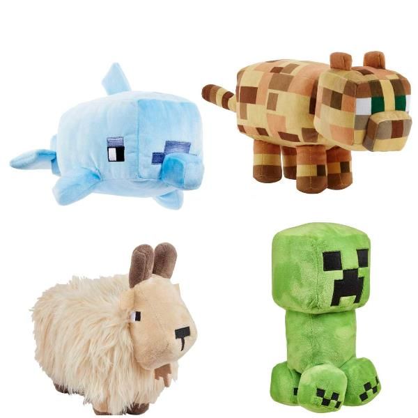MATTEL MINECRAFT PELUCHE PERSONAGGI ASS.TO