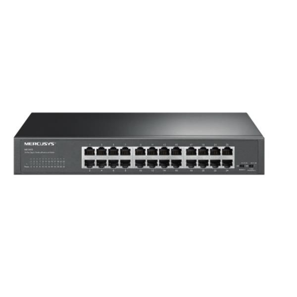 MERCUSYS MS124GS SWTICH NON GESTITO 24 PORTE GIGABIT ETHERNET (10/100/1000) IN …