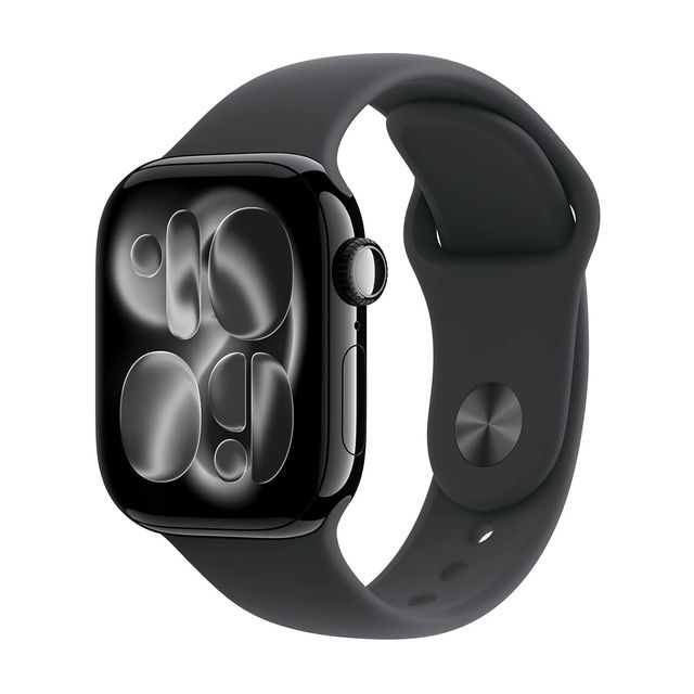 Apple Watch Series 11 GPS + Cellular 42mm Cassa Alluminio Jet Black con Sport B…