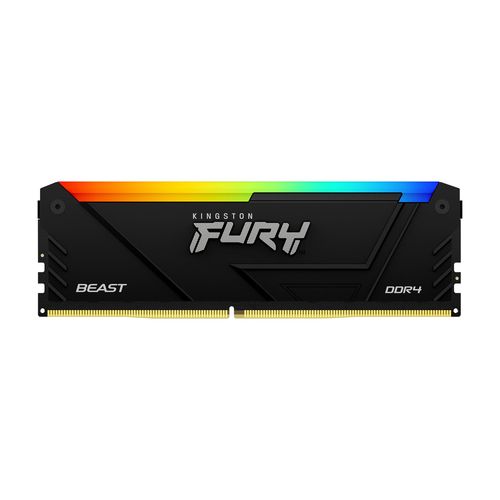 MODULI DI MEMORIA - FURY Beast DDR4 RGB - 8GB 3600MTs DDR4 CL16 DIMM FURY Beast…