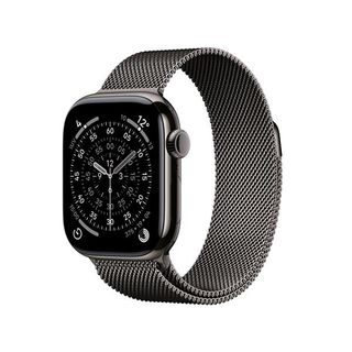 Apple Watch Series 11 GPS + Cellular 42mm Cassa Titanio Ardesia con Loop Milane…
