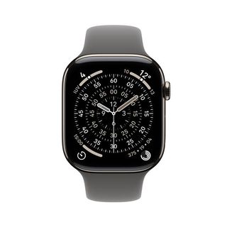 Apple Watch Series 11 GPS + Cellular 42mm Cassa Titanio con Band Grigio Pietra …