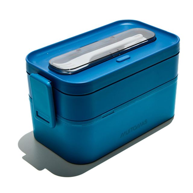 MUITOMAS CONTENITORE PORTA PRANZO IN PLASTICA DA 1.7 LT 2 SPAZI COPERCHI ERMETI…
