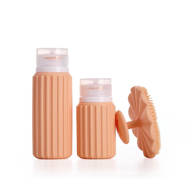 MUITOMAS FACE BRUSH+2TRAVEL BOTT