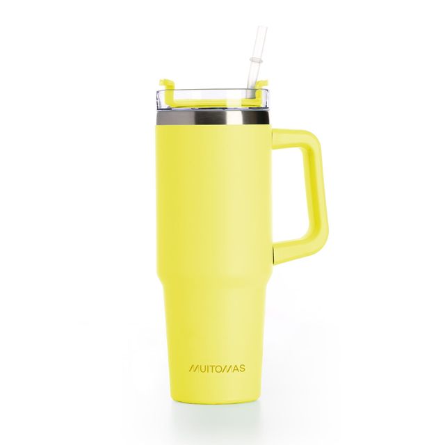MUITOMAS TRAVEL MUG 900 YELLOW