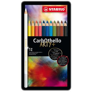 Matite colorate CarbOthello - tratto 4,40 mm - colori assortiti - Stabilo - ast…