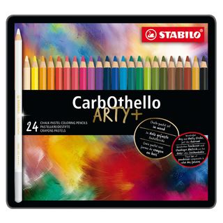 Matite colorate CarbOthello - tratto 4,40 mm - colori assortiti - Stabilo - ast…