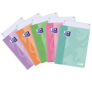 Maxiquaderno PastelOn - spiralato - A4 - 4 mm - 90 gr - 120 fogli - colori asso…
