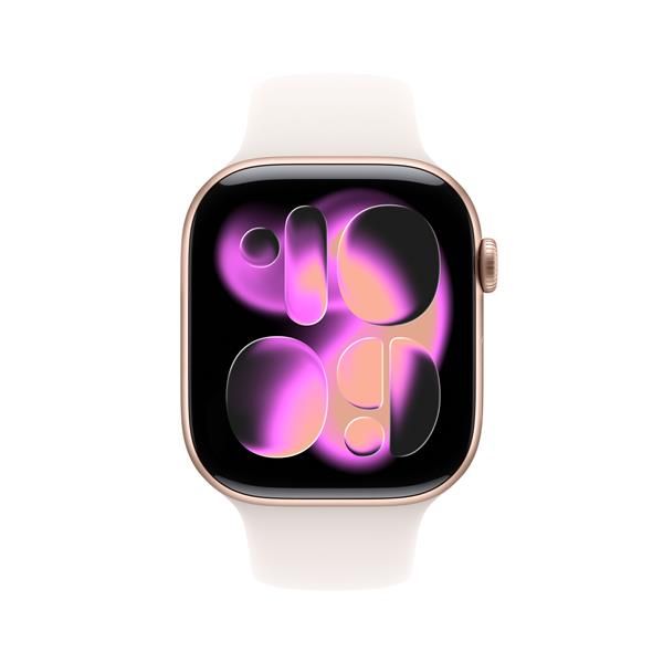 Apple Watch Series 11 GPS + Cellular 46mm Cassa Alluminio Oro Rosa con Band Ros…
