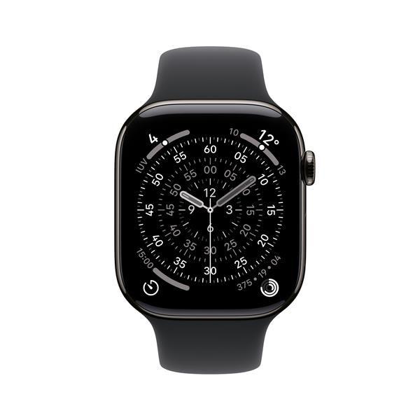 Apple Watch Series 11 GPS + Cellular 46mm Cassa Titanio Ardesia con Sport Band …