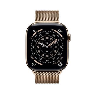 Apple Watch Series 11 GPS + Cellular 46mm Cassa Titanio Oro con Loop in maglia …