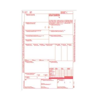 Modello C.M.R. lettera vettura internazionale - 5 copie autoricalcanti - 12"x 2…