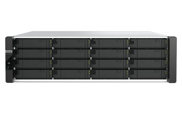 NAS QNAP ES1686DC-R2-2123IT-64G 16HD 2.5/3.5SAS 123GBPS 3U 64GB DDR4 3P GIGABIT…