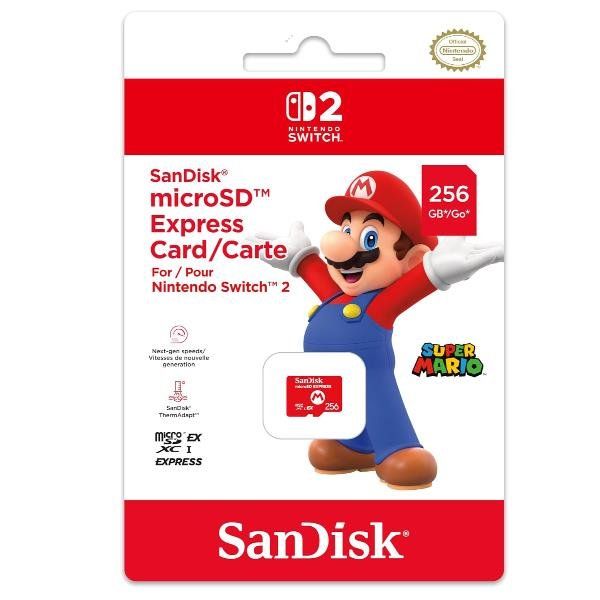 NINTENDO SWITCH 2 SANDISK MICRO SD 256GB