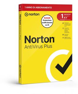 NORTON ANTIVIRUS PLUS 2026 -ANTITRUFFA- 1 DISPOSITIVO 12 MESI 2GB - IT BOX