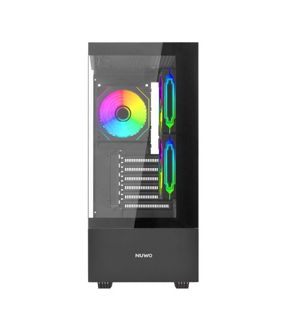 NUWO CASE ATX NUWO CLASH CK500 NERO 0.45MM SPCC 3*USB3.0/2.0 3*FAN ARGB FRONT E…