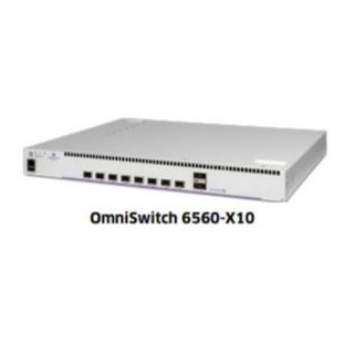 OS6560-X10 10GIGE FIXED CHASSIS 8 SFP+ 10GIGE 2 QSFP+ (20G) STACKING PORTS. 1RU…