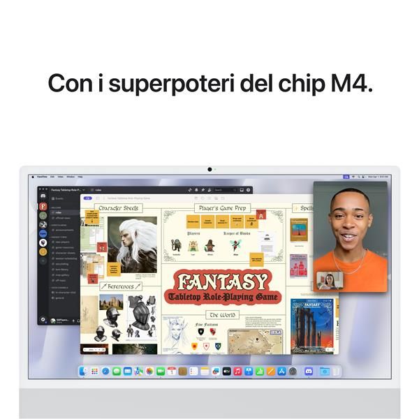 Apple iMac with 4.5K Retina display - All-in-one M4 fino a - RAM 16 GB - SSD 25…