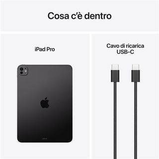 Apple iPad Pro 11ʺ Wi‑Fi 1TB display nanotexture Nero Siderale, 27,9 cm (11ʺ), …