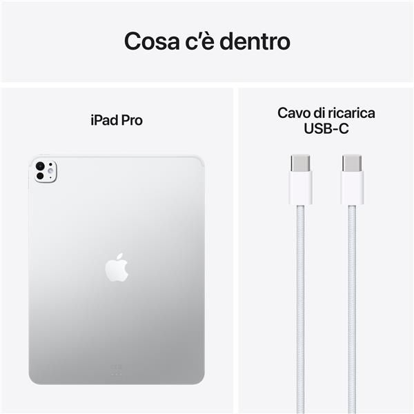Apple iPad Pro 13ʺ Pro Wi‑Fi 1TB display nanotexture Argento, 33 cm (13ʺ), 2752…