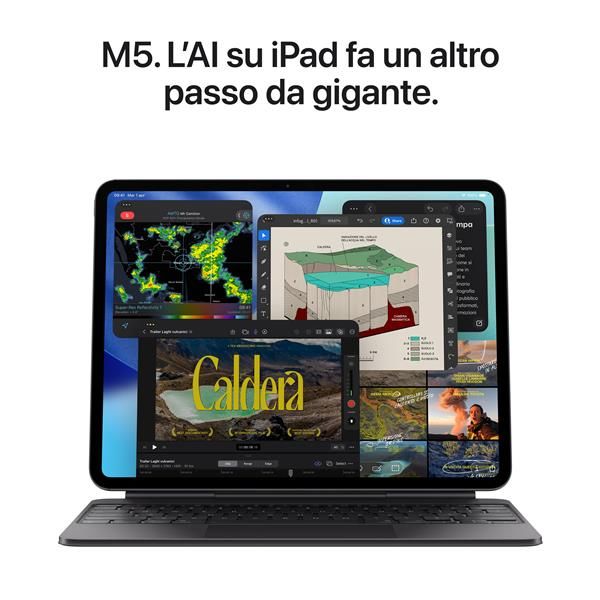 Apple iPad Pro 13ʺ Pro Wi‑Fi 2TB display standard Argento, 33 cm (13ʺ), 2752 x …
