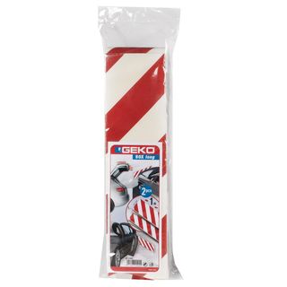 Pannello antiurto adesivo BOX - 13,7 x 100 cm - EPE/LDPE - bianco/rosso - Geko …