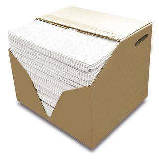 Panni assorbenti - per oli ed idrocarburi - 41 x 46 cm - Carvel - conf. 200 pez…