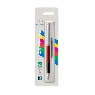 Penna stilografica Jotter Original - punta M - fusto rosso - Parker