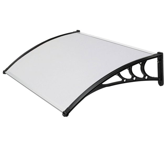 Pensilina modulare - 120 x 80 cm - policarbonato compatto - satinato opalino - …