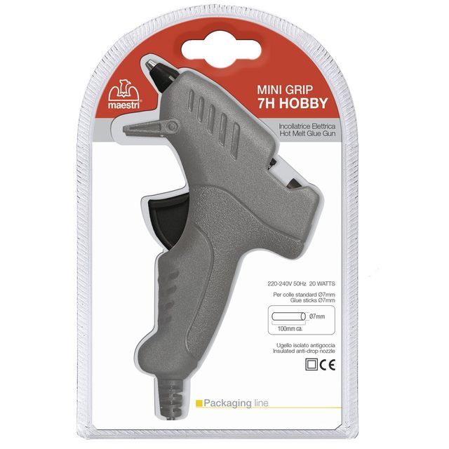 Pistola a caldo Minigrip 7H - per colla termofusibile diametro 7 mm - Romeo Mae…