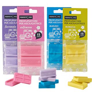 Profumatore tab per asciugatrice - profumazioni assortite - Perfetto - conf. 2 …